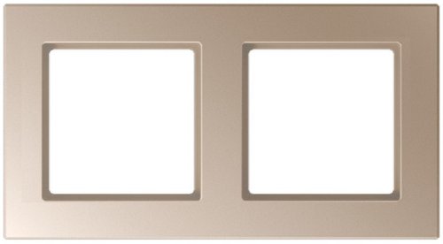 Рамка универсальная Jung A creation 2-м. шампань фото Рамка универсальная Jung A creation 2-м. шампань картинка